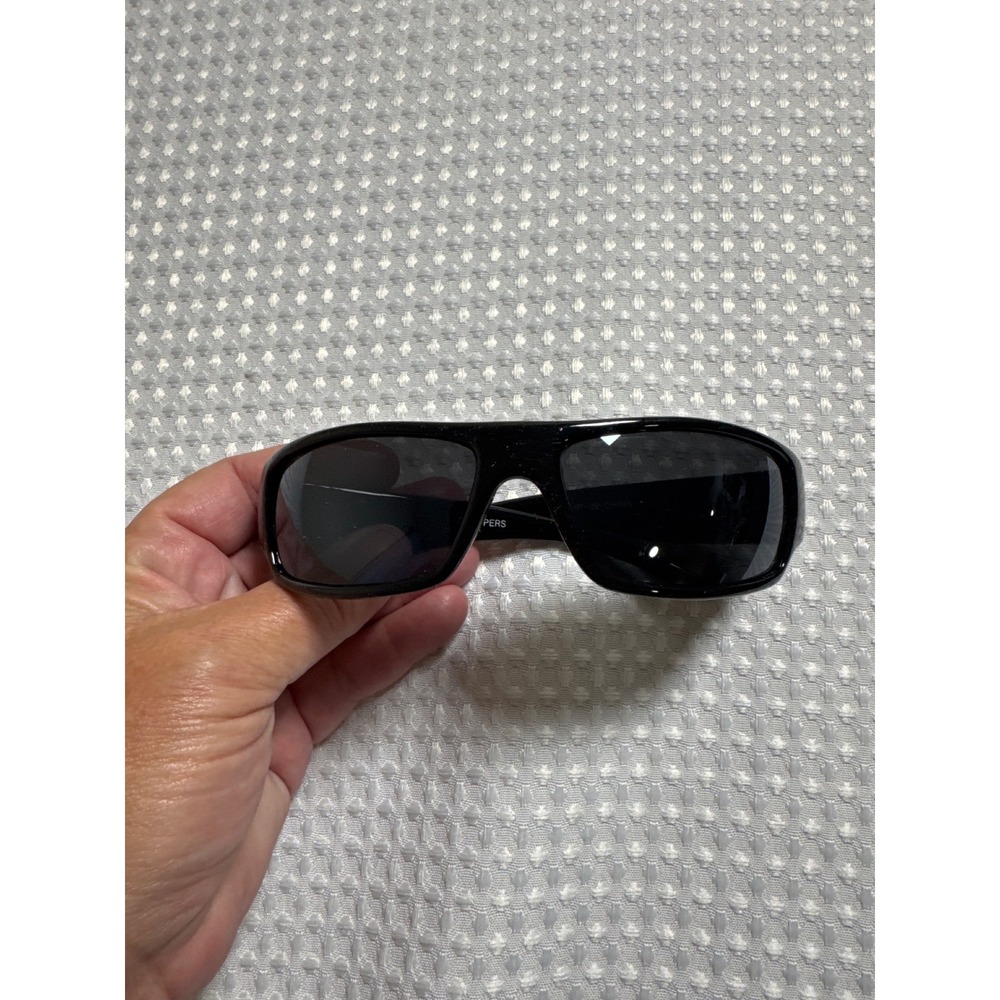 Choppers Sunglasses Mens CHP-02 Black Biker Wrap Cross NWOT